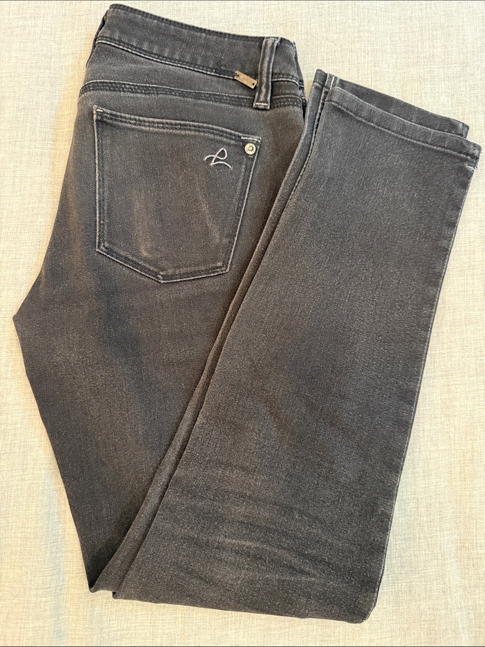 DL1961 Men's Slim Washed Black Jeans